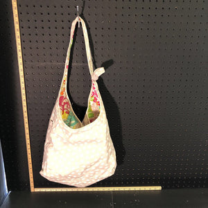floral/polka dot reversible bag