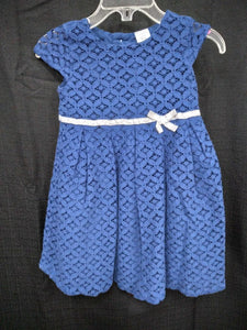 flower lace dress w/bow