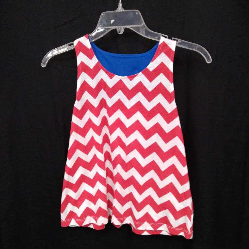 chevron top w/bow