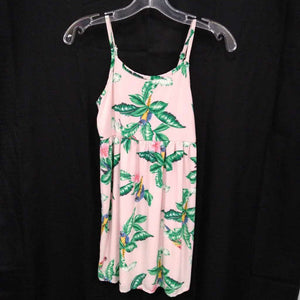 parrots & flowers dress