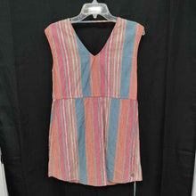 Load image into Gallery viewer, v-neck striped dress
