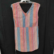 Load image into Gallery viewer, v-neck striped dress

