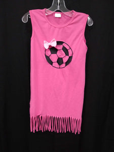 soccer dress w/fringe