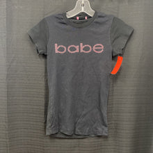Load image into Gallery viewer, &quot;babe&quot; rhinestone tshirt
