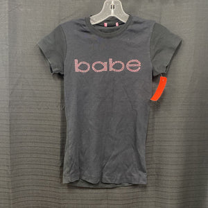 "babe" rhinestone tshirt