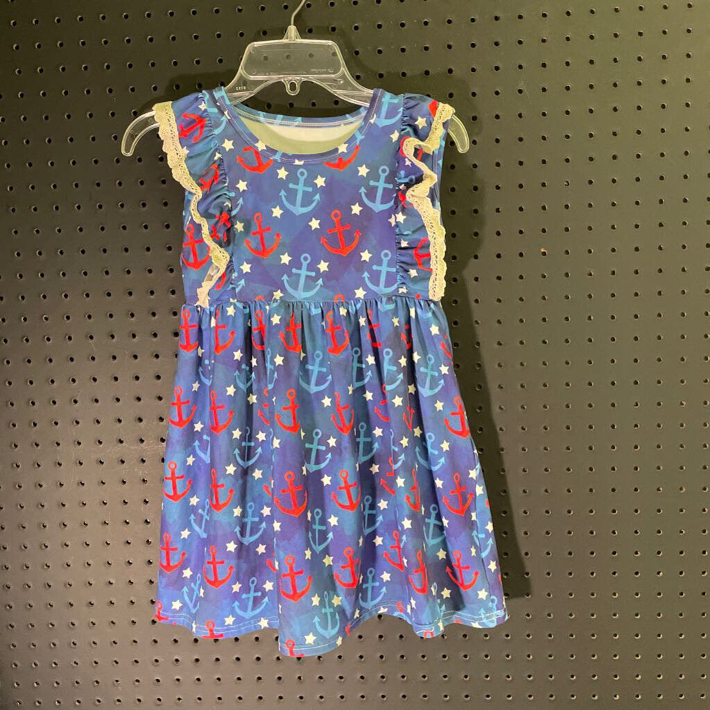 anchors & stars dress