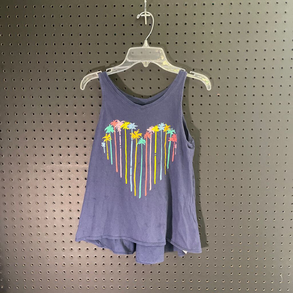heart shape palm trees top