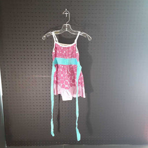 spaghetti strap top w/polka dots
