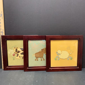 3pc animal picture set