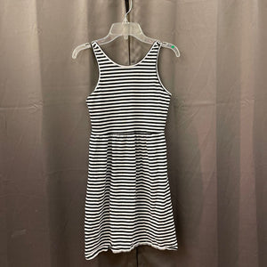 striped sleeveless dress