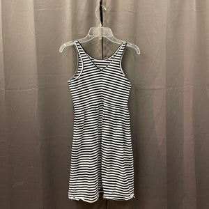 striped sleeveless dress