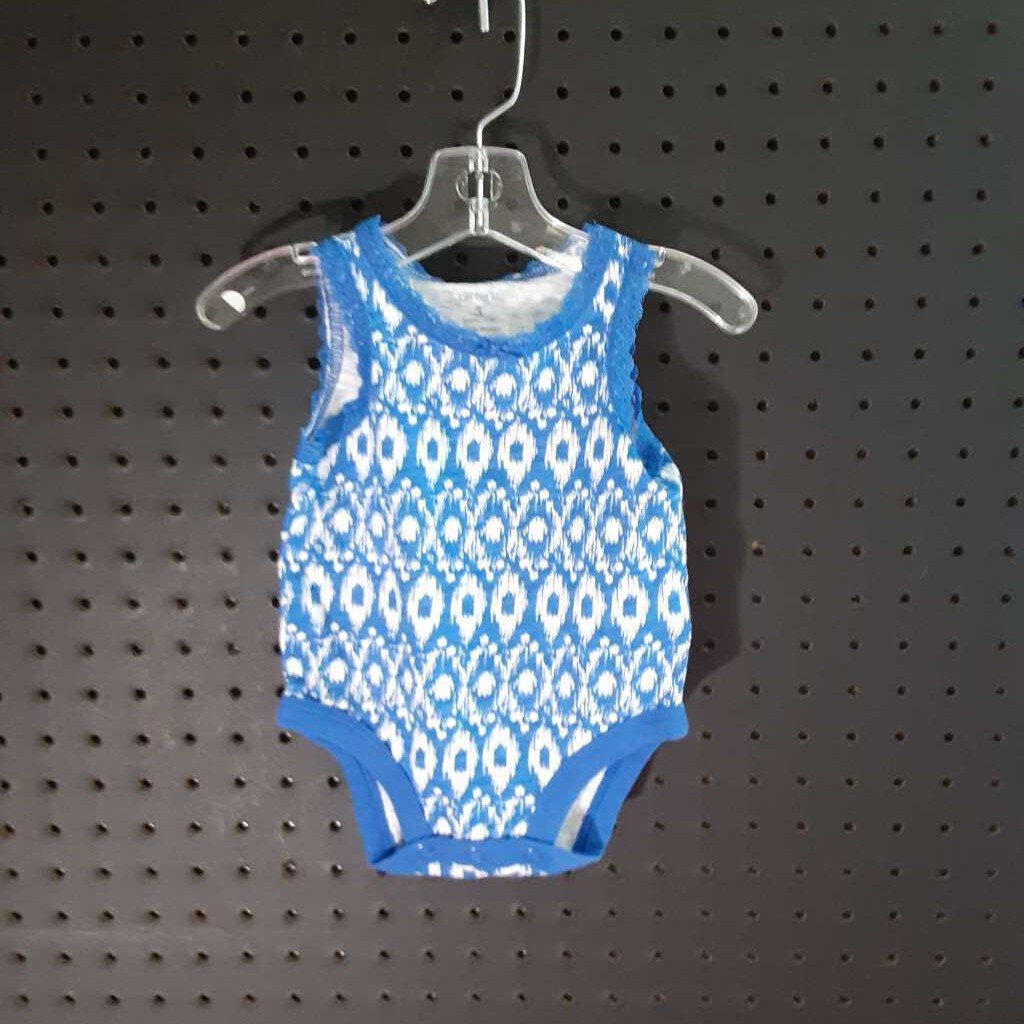 Designed sleeveless onesie