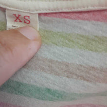 Load image into Gallery viewer, striped top w/buttons
