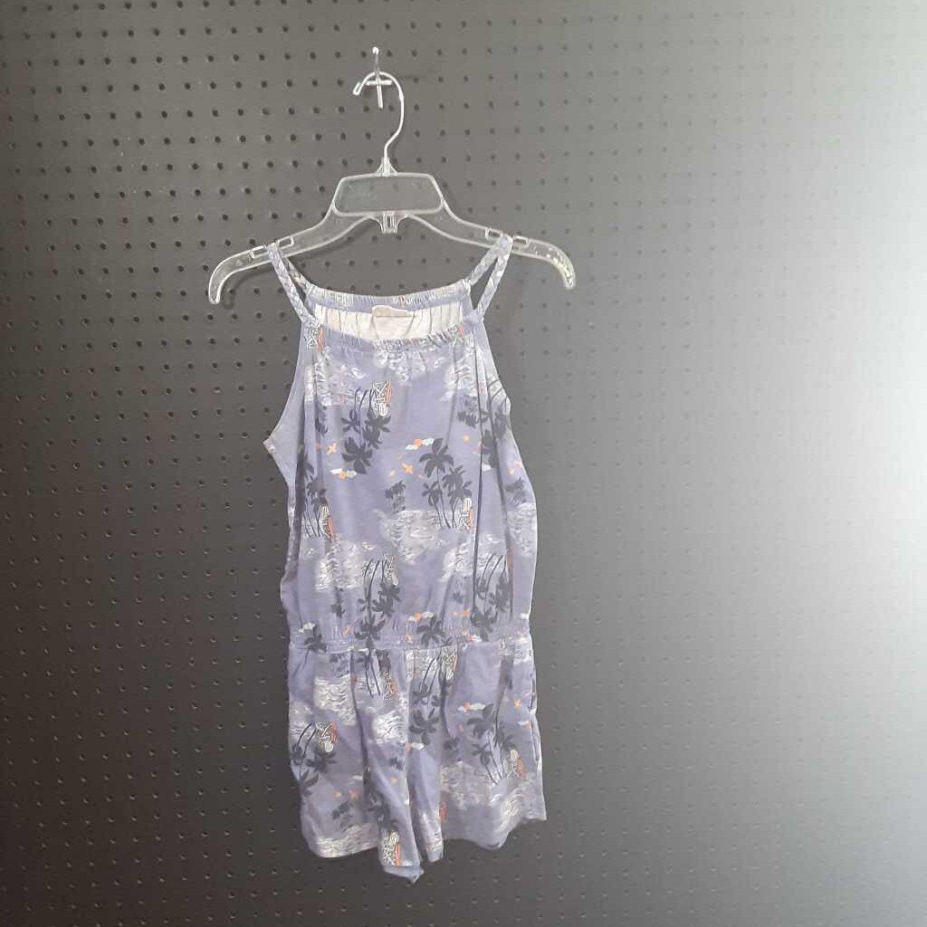 sleeveless beach romper