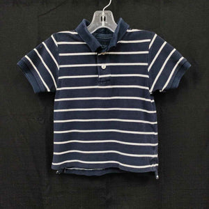 striped polo shirt