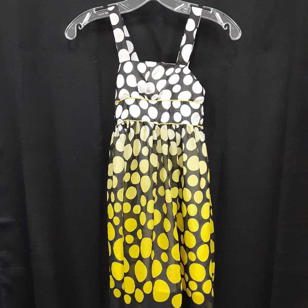 polka dot sleeveless dress