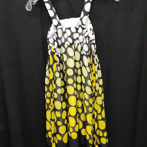 polka dot sleeveless dress