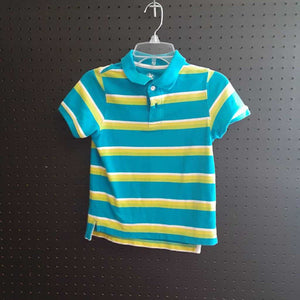striped polo shirt