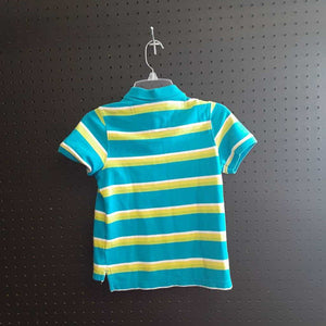 striped polo shirt