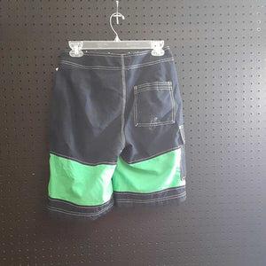 color block swim trunks