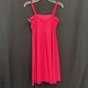 spaghetti strap dress w/beads