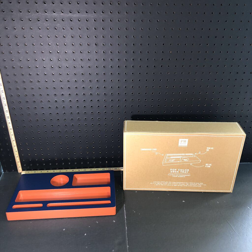 pop color desk tray
