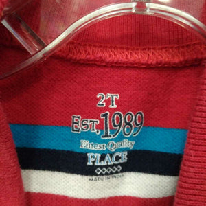 striped polo shirt