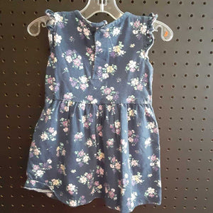sleeveless floral dress