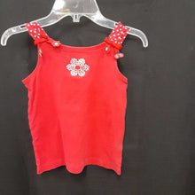 Load image into Gallery viewer, sleeveless top w/sequin flower&amp;polka dot straps
