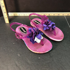 girl's flower sandals