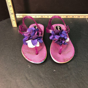 girl's flower sandals