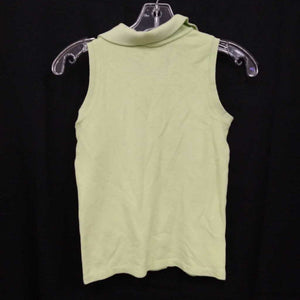 sleeveless polo top w/crocodiles