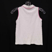 Load image into Gallery viewer, sleeveless polo top w./flower
