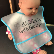 Load image into Gallery viewer, "Kickin' it w/ grandpa bib
