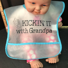 Load image into Gallery viewer, "Kickin' it w/ grandpa bib
