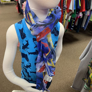 heart w/crown scarf