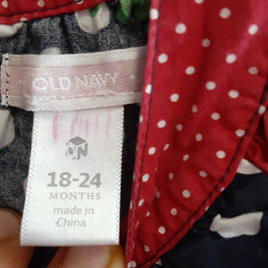 Sleeveless flower and polkadot dress