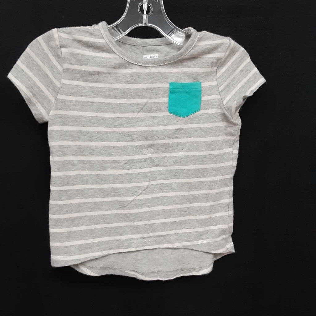 striped top w/pocket