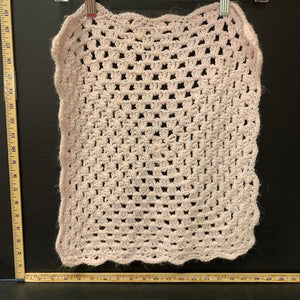 crocheted security blanket