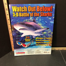 Load image into Gallery viewer, Watch Out Below: 3-D Battle of the Sharks (Lisa Regan) -educational
