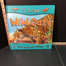 Load image into Gallery viewer, I love wild cats(Steve Parker)- educational

