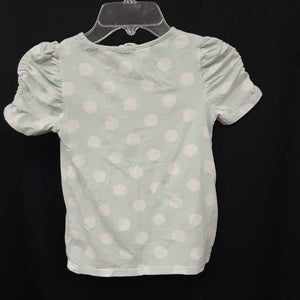 polka dot top w/flower