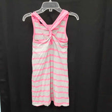Load image into Gallery viewer, sleeveless striped dress w/lace
