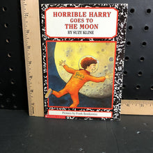 Load image into Gallery viewer, Horrible Harry Goes to the Moon (Suzy Kline) -series paperback
