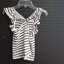 Load image into Gallery viewer, Striped tank top w/ ruffle shoulders
