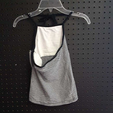 Load image into Gallery viewer, Striped flamingo halter tank top
