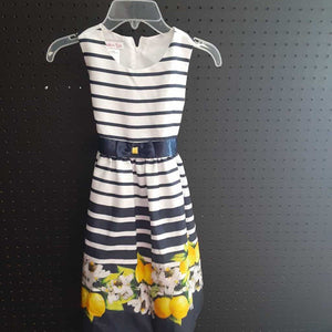 Striped dress w/ lemons