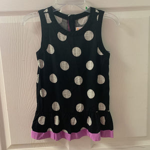 polka dot tunic top