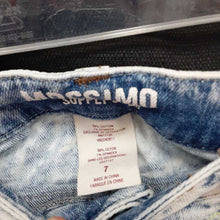 Load image into Gallery viewer, neon pattern denim shorts
