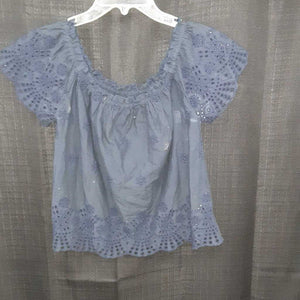 cut out lace top